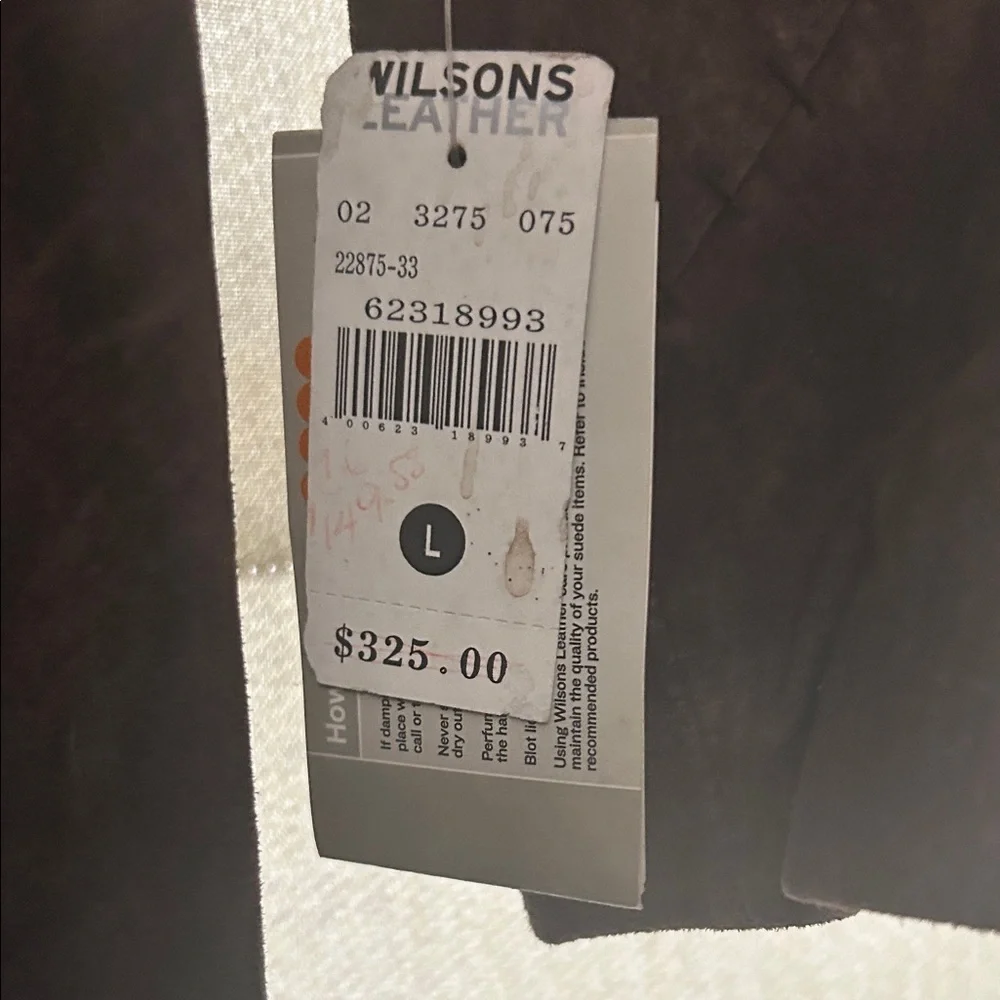 Wilsons Leather Dark Brown Faux Fur Collar Trench Coat - Picture 3 of 5